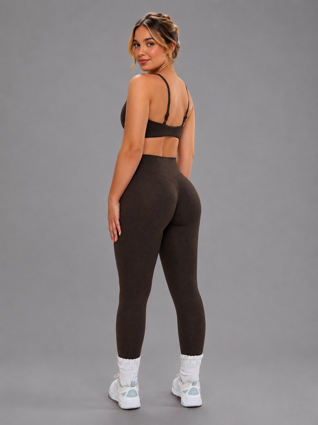 Dream Heathered Legging - Cold Brew