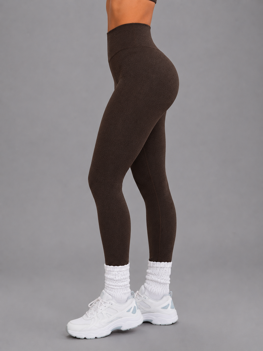 Dream Heathered Legging - Cold Brew