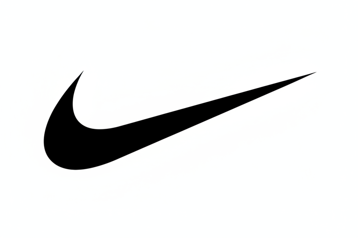 Nike Swoosh com fundo branco